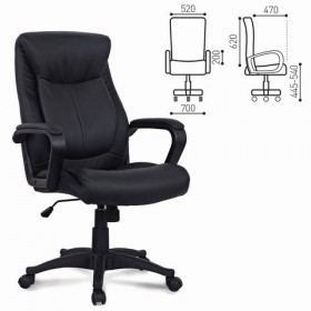 Кресло офисное BRABIX Enter EX-511 (черный) в Подгорном - podgornyj.katalogmebeli.com | фото