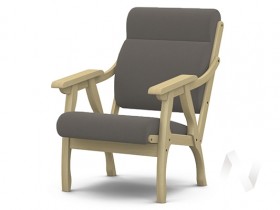 Кресло Вега-10 (бесцветный лак/ULTRA STONE) в Подгорном - podgornyj.katalogmebeli.com | фото