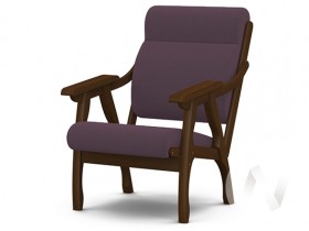 Кресло Вега-10 (орех лак/ULTRA PLUM) в Подгорном - podgornyj.katalogmebeli.com | фото